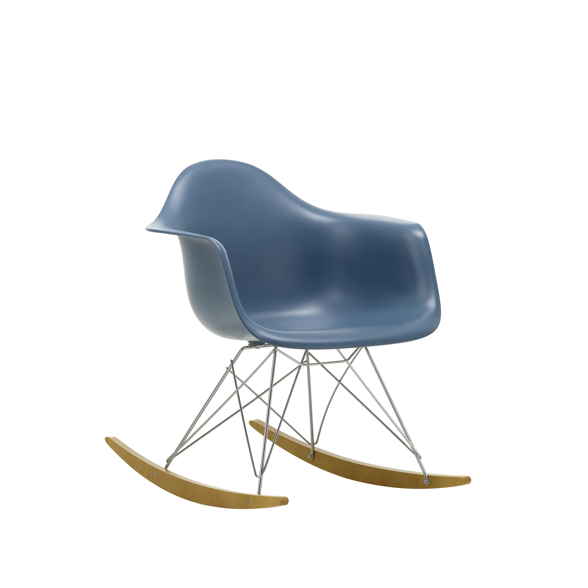 Eames Plastic Armchair RAR Piètement chromé